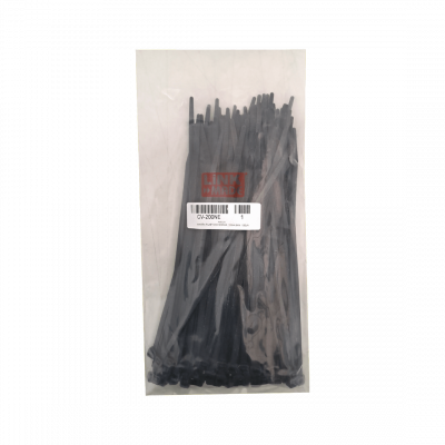 CV-200NE LINKMADE 203x4,6mm Sujetacables de plástico Color negro 100 unidades Para intemperie-UV Poliamida
