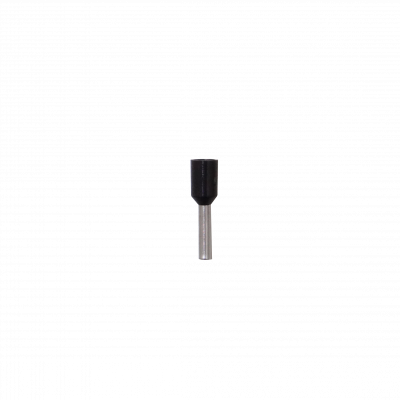 E1008-N Negro 1,0mm2 8/15mm 100-unid AWG18 Ferrules Terminal Aislado Crimpeabl