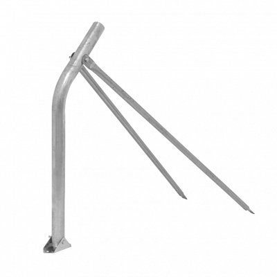 BAM-83 Trípode de Soporte 80cm Zincado con Pintura UV 2 Patas Ajustable 120-200cm