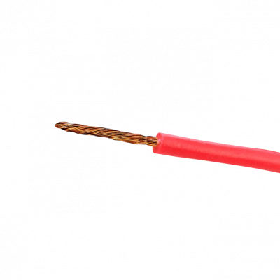 1X26R Rojo 1x26awg Cobre 0,13mm2 100 metros Alambre Conductor Aislado PVC 7x0,15mm