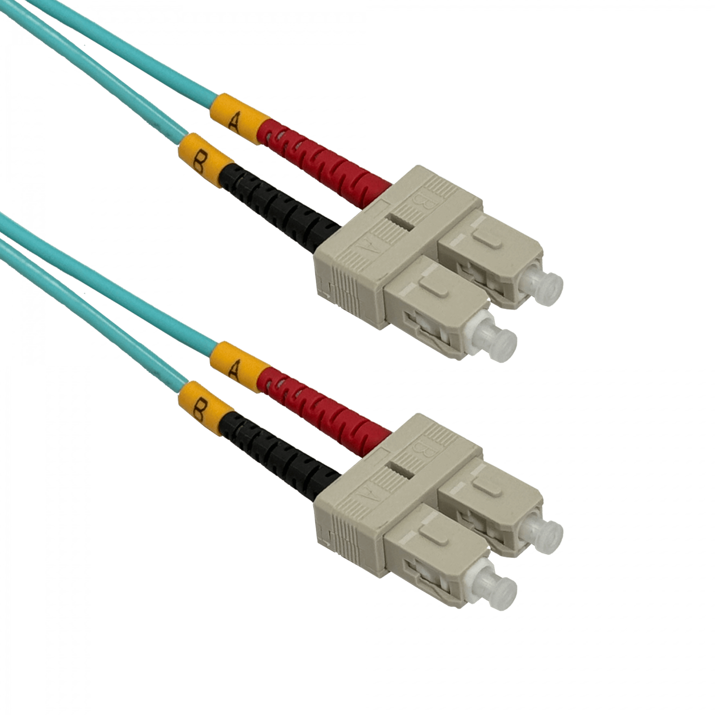 JF3CC100. 100mt SC-SC OM3 MultiModo MM Duplex Jumper Fibra 3.0mm 50/125um LSZH