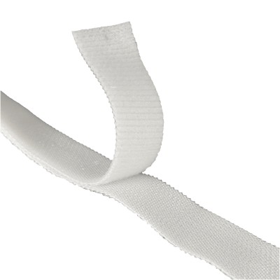 CV-LK25W Blanca Amarra Velcro Clasica Doble Faz 25mt 20mm