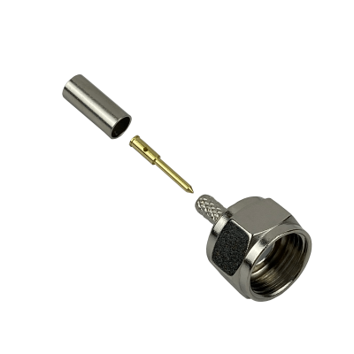 FM1C Conector Macho F RG316 Crimpeable para Cable Coaxial CA100 RG174
