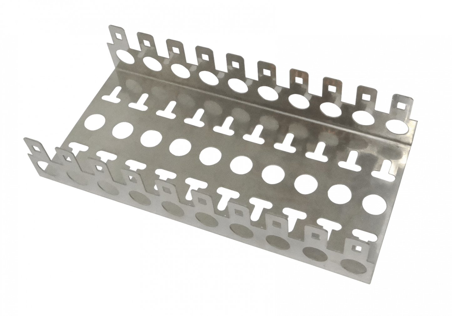FRAME100P 100-Pares 22mm 10-KRONE Soporte Metalico Base 10-Regletas