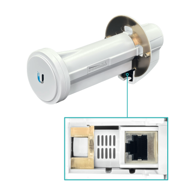 PBE-5AC-E-GEN2 UBIQUITI sin cubierta protectora 420mm 25dBi PowerBeamAC 1 puerto 1000 Incluye PoE-24V