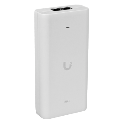 U-POE+++10G UBIQUITI 10Gbps 54VDC 90W Suministrador PoE 1,5A 802.3bt Normativa Certificada