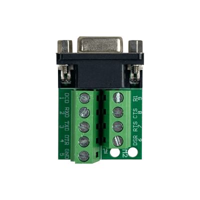 DGB9FT Conector Hembra DB9 DE-09/S Sujeción por Tornillos Bloque-Terminal necesita-FP1MV