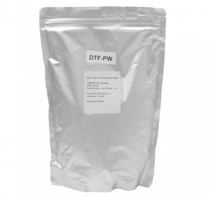 DTF-PW Polvo DTF Blanco 1kg para impresión textil por estampado