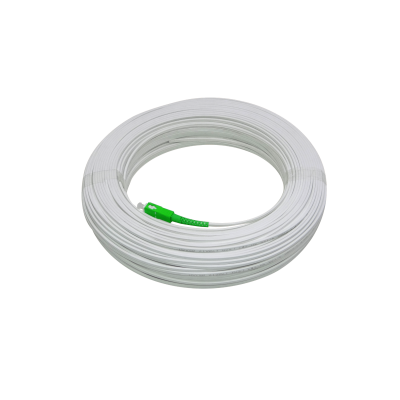 JFSA-100 Fibra Monomodo SM SX Pigtail con Conector SC/APC de 100 Metros Color Blanco