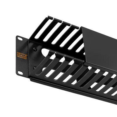 RAD-2PL LINKMADE Bandeja para rack de 19 pulgadas y 2 unidades de altura, fabricada en metal y plástico con 78mm de fondo