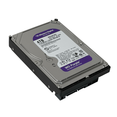 WD44PURZ WESTERNDIGITAL Disco Rígido Interno de 4TB, 256MB de Caché, 5400 RPM, Factor de Forma 3,5 Pulgadas, Interfaz SATA 6Gb/s