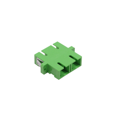 FASCDA SC-SC Verde/APC SM DX-Duplex Acoplador de Fibra Adaptador para Panel-Frontal/Caja