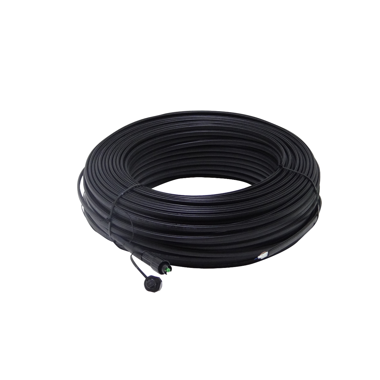 JXSX120 120mt 1-Fibra OptiTap-SC/APC Pigtail MonoModo G657A2 SM Cable Exterior