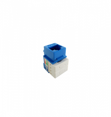 KP5AL LINKMADE Azul Cat5E U/UTP Punchable Keystone Conector Hembra RJ45