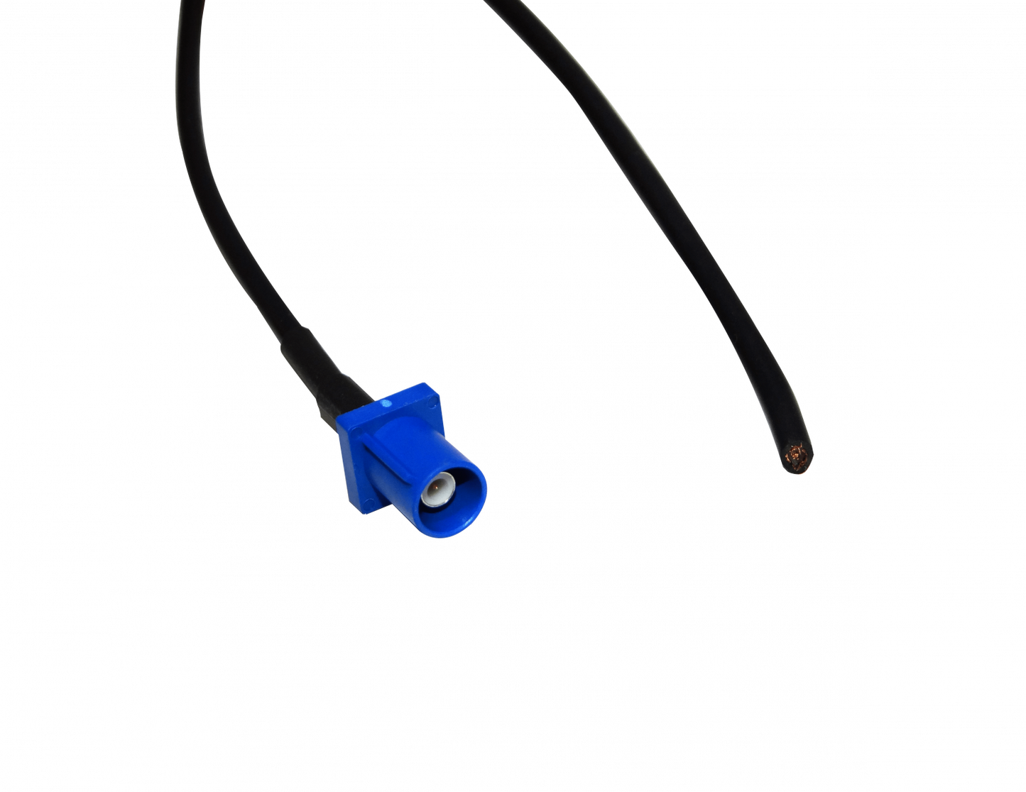 CA-FKM Pigtail 100cm FAKRA-C-Macho Automotriz 1mt RG174-Negro