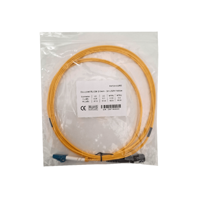 JFSLJ3 3mt LC-MTRJ Monomodo SM Dúplex Latiguillo Fibra 2.0mm 9/125um