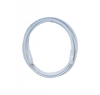 CP6W-30L LINKMADE Cable de conexión Cat6 U/UTP multifilar de 3 metros, color blanco, con cubierta LSZH e inyectado