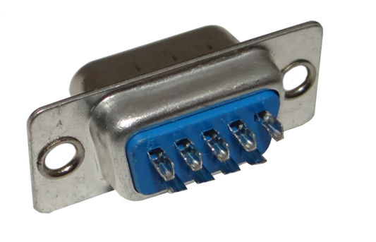 DB9-M Terminal D-Sub Soldable de 9 Pines Macho DB9, Requiere Cubierta, Modelo DE-09/Macho de 31mm