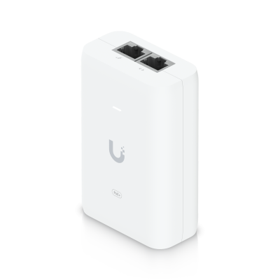 U-POE+ UBIQUITI 48VDC 31,2W inyector PoE 0,65A Gigabit 802.3at Cumple Norma