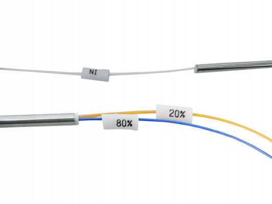 DIVI-80 Asimétrico 1x2 80-20 FBT sin-Conectores Repartidor Separador XPON XGPON