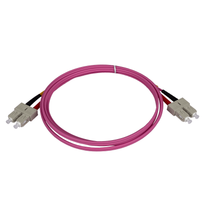 JF4CC2 Latiguillo de Fibra Dúplex OM4 Multimodo 50/125um SC-SC 2 metros LSZH 3mm