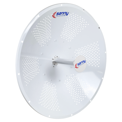 DISH-5G34 SANNY Con Daño Menor 4,9-6,5GHz 34dBi 2-N-Hembra Inclinación 45º 2x2 Antena Parabólica 5GHz