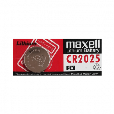 CR2025 MAXELL 2,5x20mm Pila Litio Lithium Reloj 3V CR2025