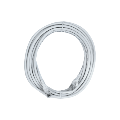 C6AW-50 LINKMADE Latiguillo de red Cat6a U/FTP blanco de 5 metros con cable multifilar y cubierta LSZH moldeado
