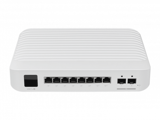 USW-PRO-8-POE UBIQUITI 8-1000PoE af/at/++ 120W-tot 2-SFP+10G req-Controlador UniFi Switch