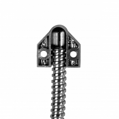 FLEXEP-15 Guía pasacables extensible de 40 cm, metálica, para puerta, diámetro 10 mm