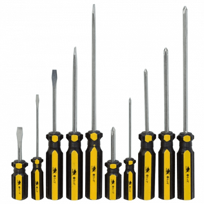 LLADORES-10 Kit 5-Paleta-3-5-6-6-6 / 5-Cruz-0-1-2-2-2 10-Destornilladores TN0311