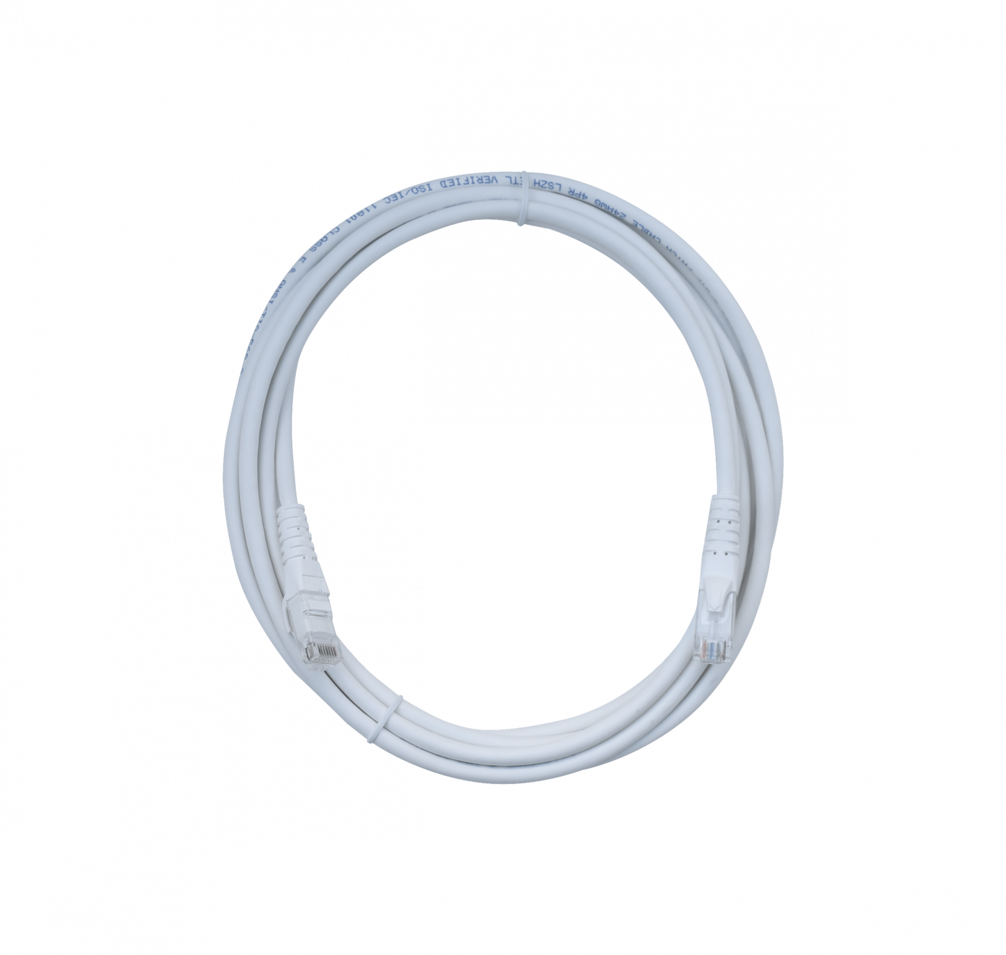 CP6W-30L LINKMADE Cable de conexión Cat6 U/UTP multifilar de 3 metros, color blanco, con cubierta LSZH e inyectado