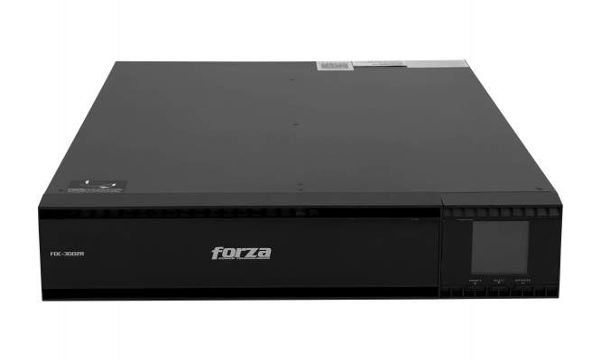 FDC-3002R. FORZA 340WH 6x9AH 2700W 3KVA 0/4ms Online DB9 USB SNMP UPS Rack/Torre