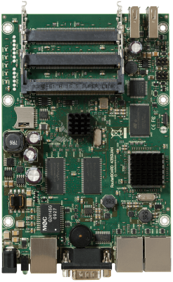 RB435G MIKROTIK RouterBoard 256MB 680MHz 5 MiniPCI 3 puertos 1000 2 USB microSD