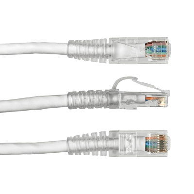 CPW-3F FURUKAWA Cable de parcheo RJ45 Multilan de 3 metros, categoría 5e, blanco, U/UTP CM, referencia 35103505