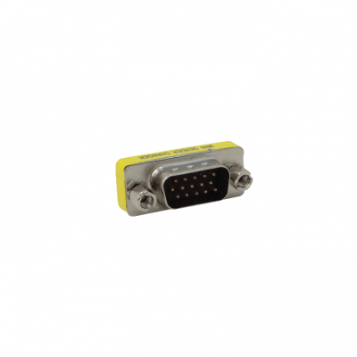 VGA-MM VGA Macho-Macho Acoplador 2-HD15(DB15-3Hileras) p/FP1MV VGA-M DE-15/MM