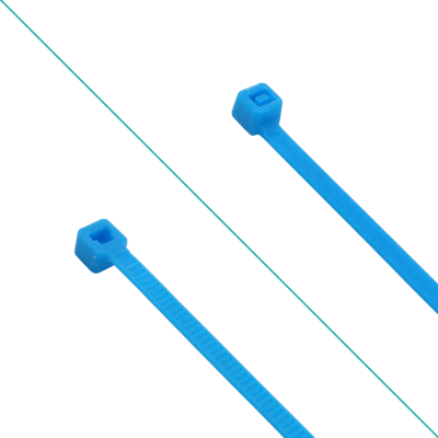 CV-32A Paquete de 50 unidades sujetacables de nailon azul 200x3.5mm brida plástica 3.5x200mm