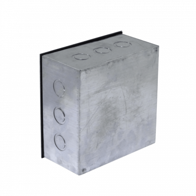 FPCWM-5 B22 Gabinete 200x200x100mm con Cubierta-205x205mm Galvanizada Metálica