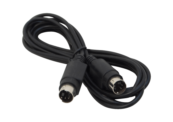S-VIDEO Cable 1mt S-VIDEO 100cm Negro 4-pin mini-DIN
