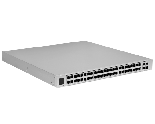 ECS-48-POE UI Switch Enterprise Capa 3 48 Puertos con PoE+++ 16 Puertos 2.5GbE 32 Puertos 10GbE 4 Ranuras SFP28 Potencia Total 2150W Requiere UniFi Alimentación 2x220Vac