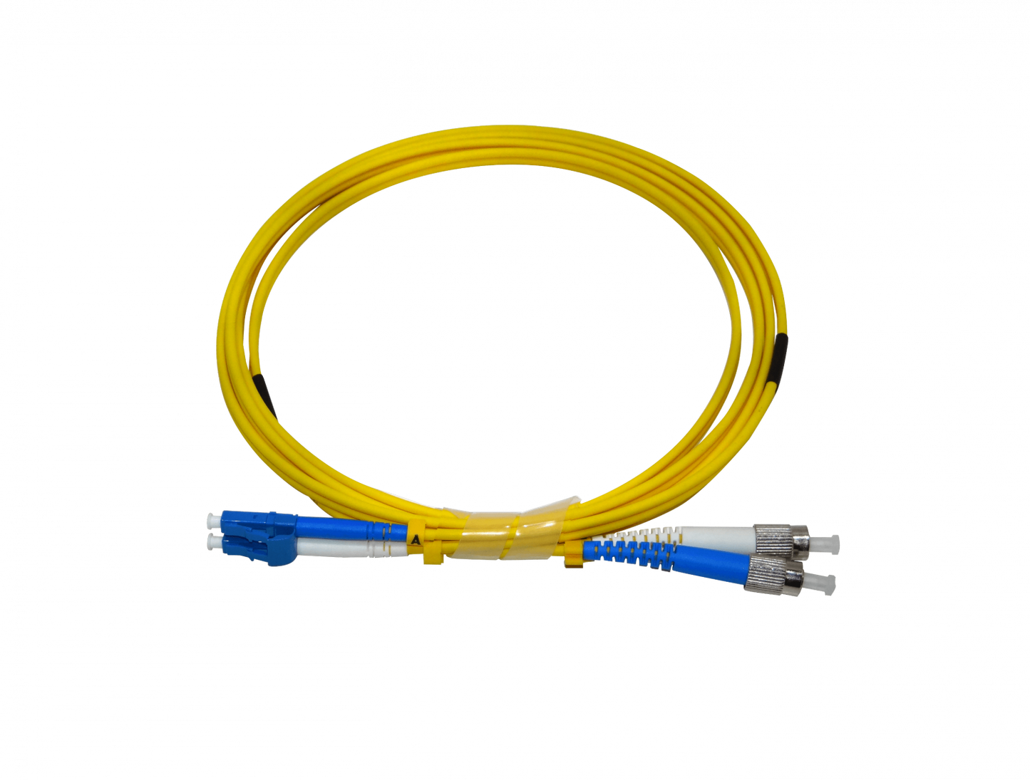 JFSLF2 Cable de Fibra Óptica Dúplex Monomodo LC a FC 2 Metros 9/125um LSZH