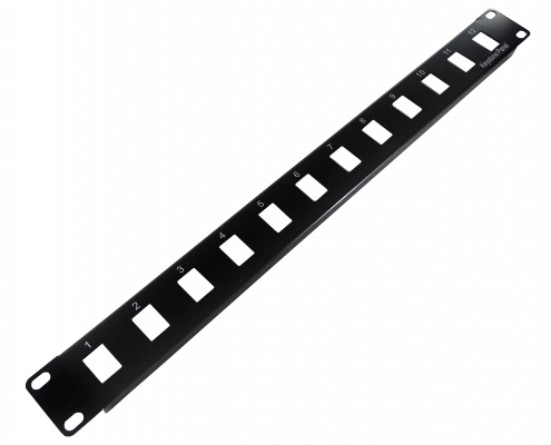 PP112L LINKMADE METAL 12-KEYSTONE SIN-SOPORTE PATCHPANEL 1U VACIO UNLOADED
