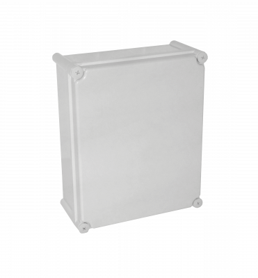 TJ-AG-3428 TIBOX 340x280x130mm Cubierta Gris Caja Estanca de Plástico Gris con Placa IP66 RoHS
