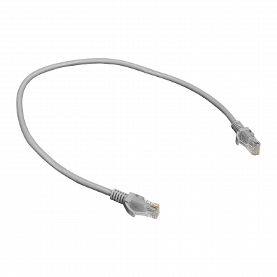 CPG-05 ULINK Cable de Conexión Multifilar Cat5E Gris de 0,5 metros Moldeado por Inyección, 1 Unidad