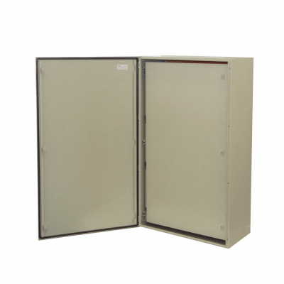 ST8-1440T Armario metálico TIBOX para tablero eléctrico IP65 color beige, 1400x800x400 mm, 3 chapas, sin cerradura