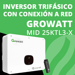 Inversor con Conexión a Red – Growatt (Serie MIN TL-X2) – 3600W