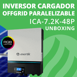 Inversor y Cargador de Baterías 7200W – 48Vcc