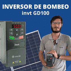 Inversor Variador de Frecuencia para Bombeo Solar – INVT GD100 – Trifásico 30kW