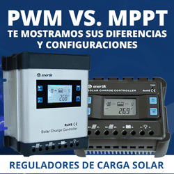 Regulador de Carga para Paneles Solares 10A 12/24V – Línea CP