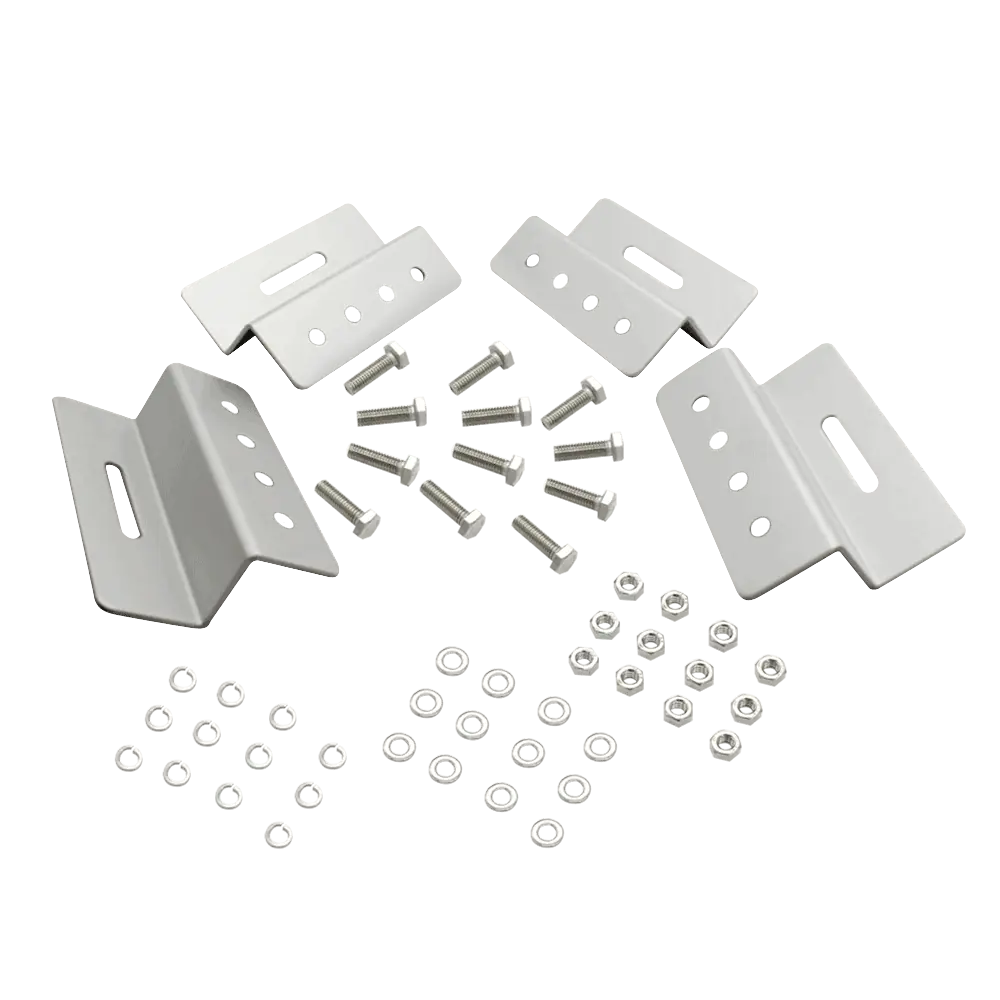 Kit Soporte 4 Piezas (Aluminio, con Bulonería) Ajustable